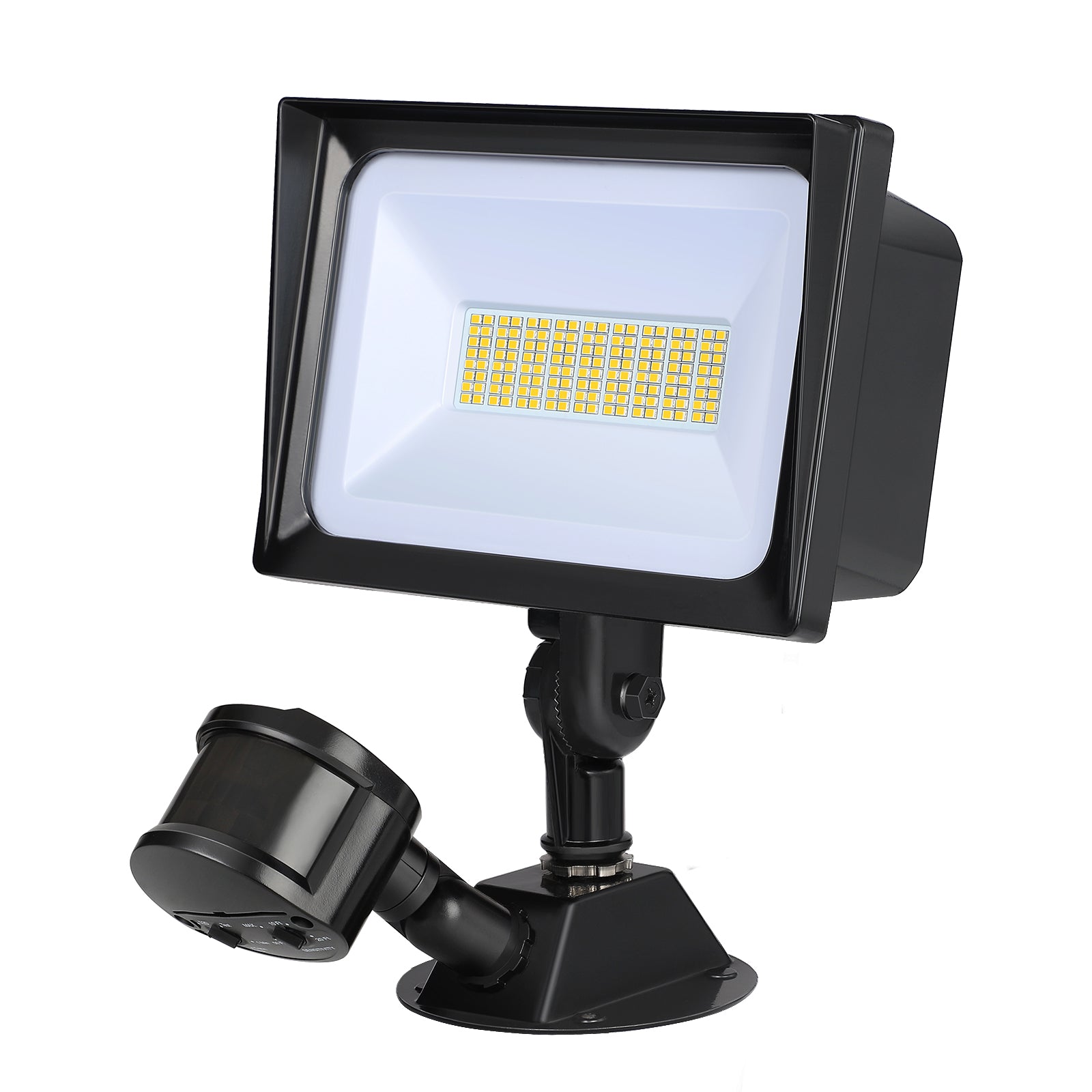 EDISHINE 65W LED Security Lights Motion Sensor Outdoor Light, 6670LM Dusk to Dawn Flood Light, 3 Modes, 5000K, IP65 Waterproof, Exterior Flood Light for Garage, Yard-HHSL04A1
