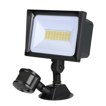 EDISHINE 65W LED Security Lights Motion Sensor Outdoor Light, 6670LM Dusk to Dawn Flood Light, 3 Modes, 5000K, IP65 Waterproof, Exterior Flood Light for Garage, Yard-HHSL04A1