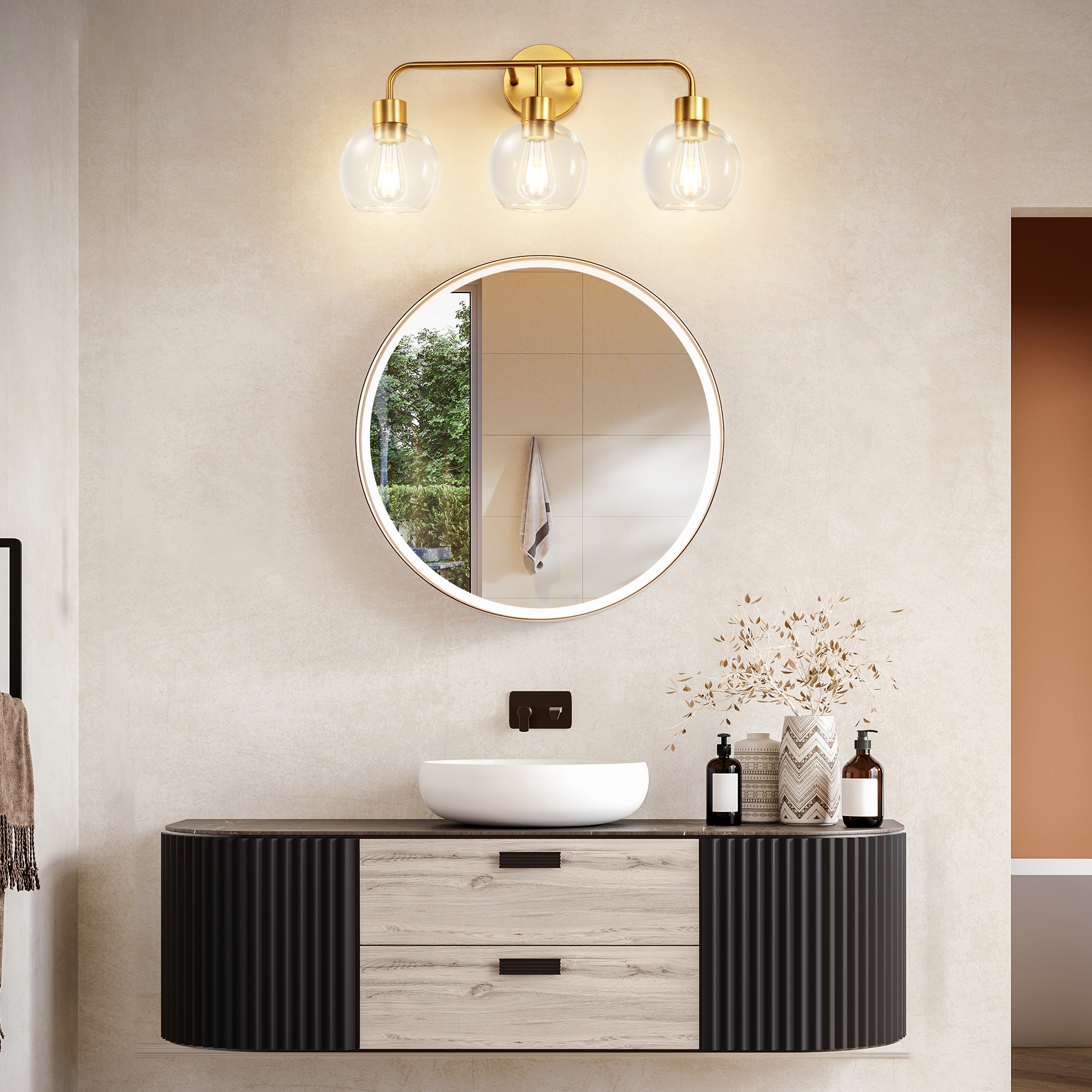 EDISHINE Light Dimmable Vanity Light-HHVL03E