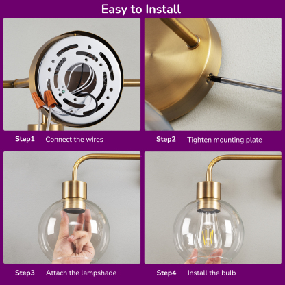 EDISHINE Light Dimmable Vanity Light-HHVL03E