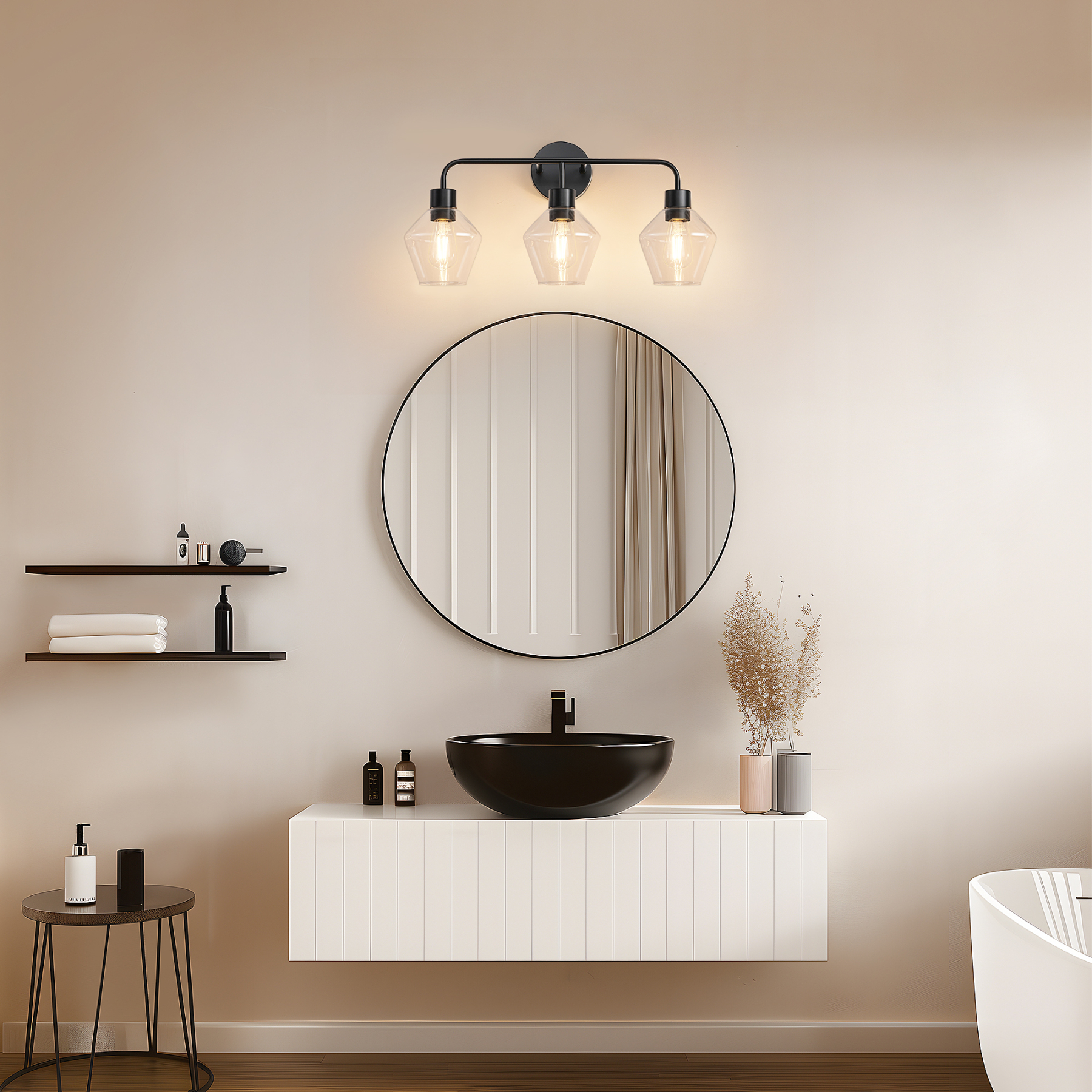 EDISHINE Light Dimmable Vanity Light-HHVL03F