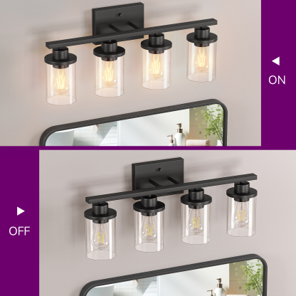 EDISHINE Light Dimmable Vanity Light-HHVL04M