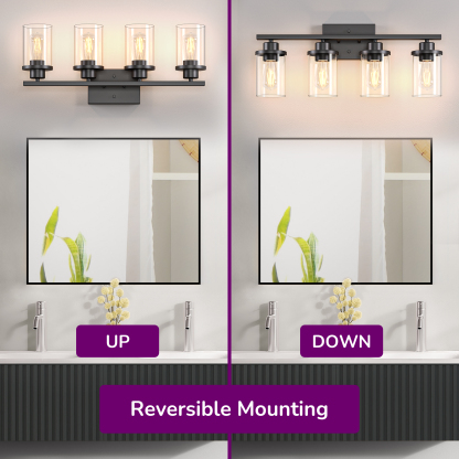 EDISHINE Light Dimmable Vanity Light-HHVL04M