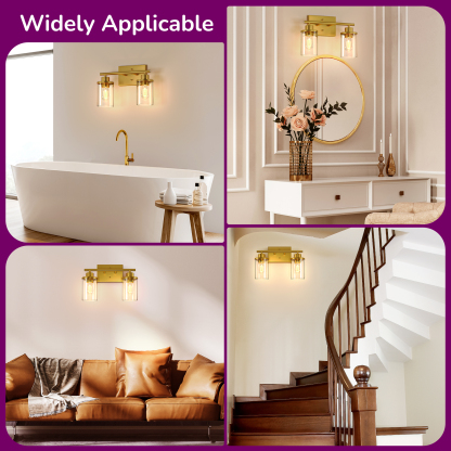EDISHINE 2 - Light Dimmable Vanity Light-HHVL04P