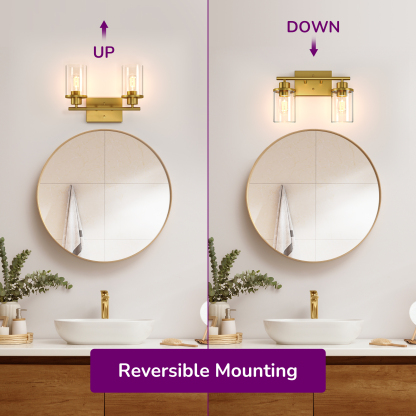 EDISHINE 2 - Light Dimmable Vanity Light-HHVL04P