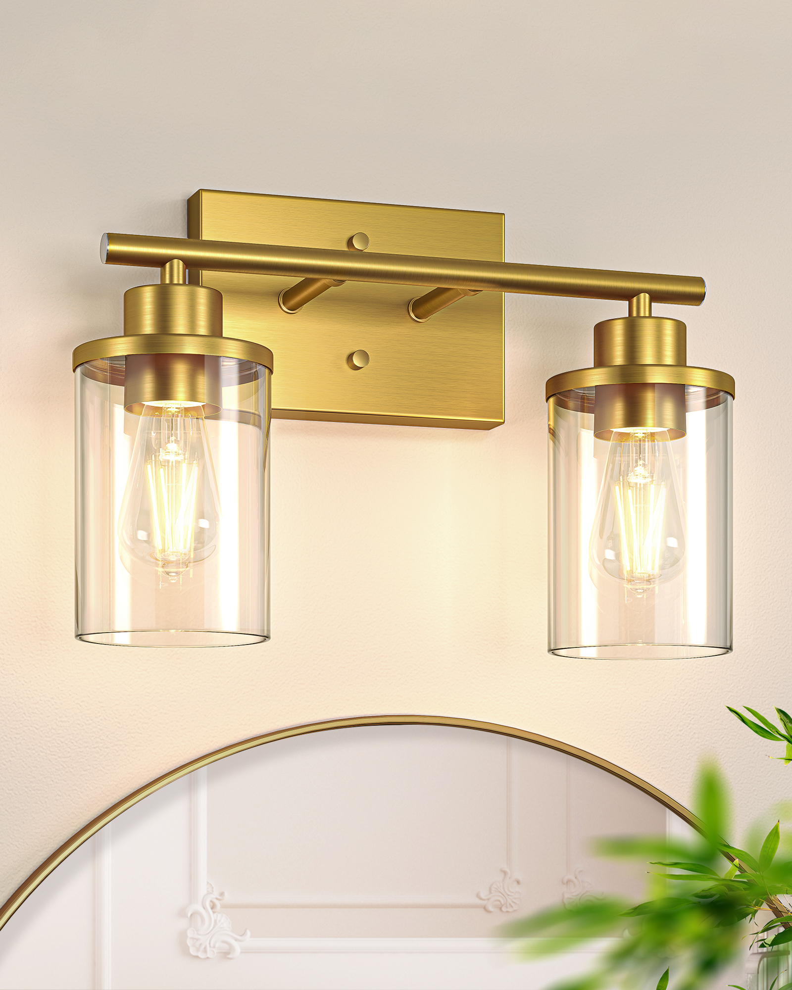 EDISHINE 2 - Light Dimmable Vanity Light-HHVL04P