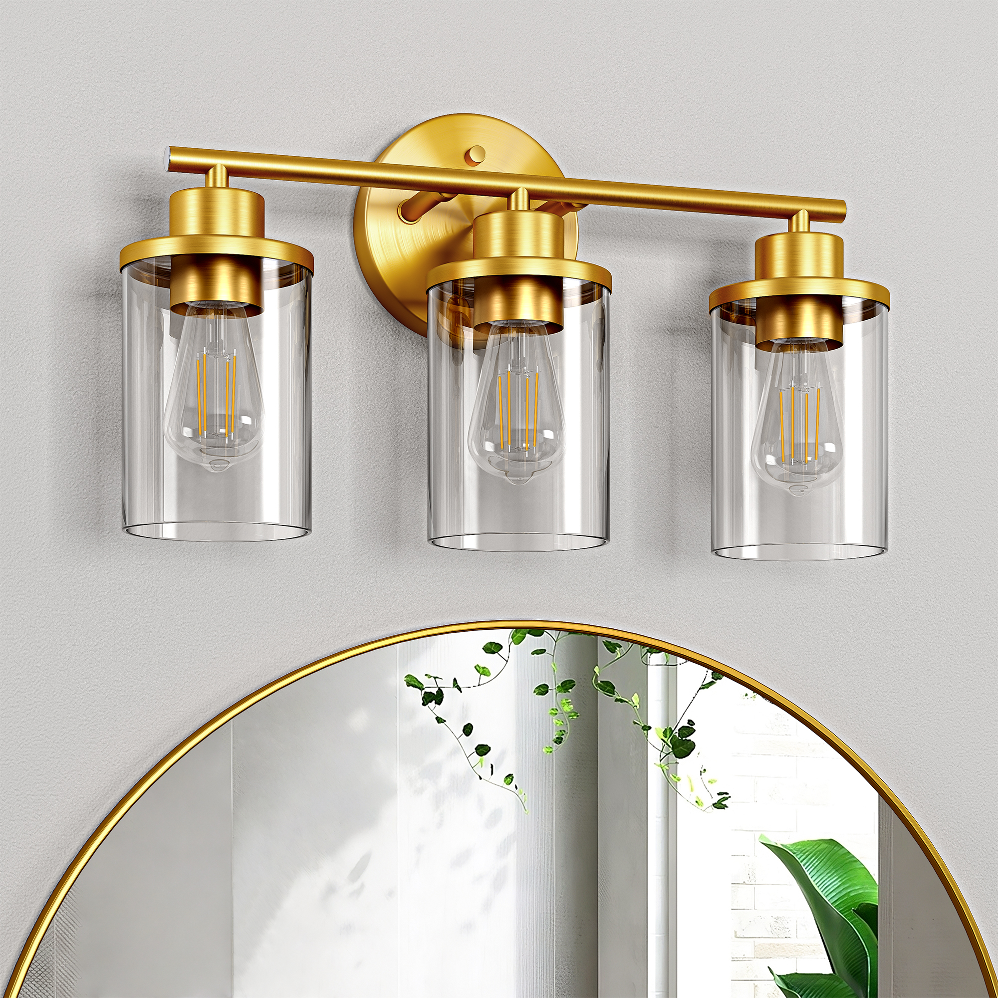EDISHINE 3 - Light Dimmable Vanity Light-HHVL04Q