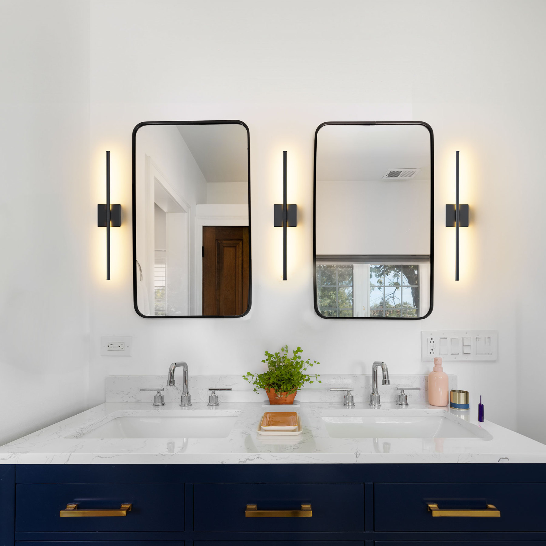 EDISHINE Light 26'' Dimmable Led Bath Bar-HHVL05A