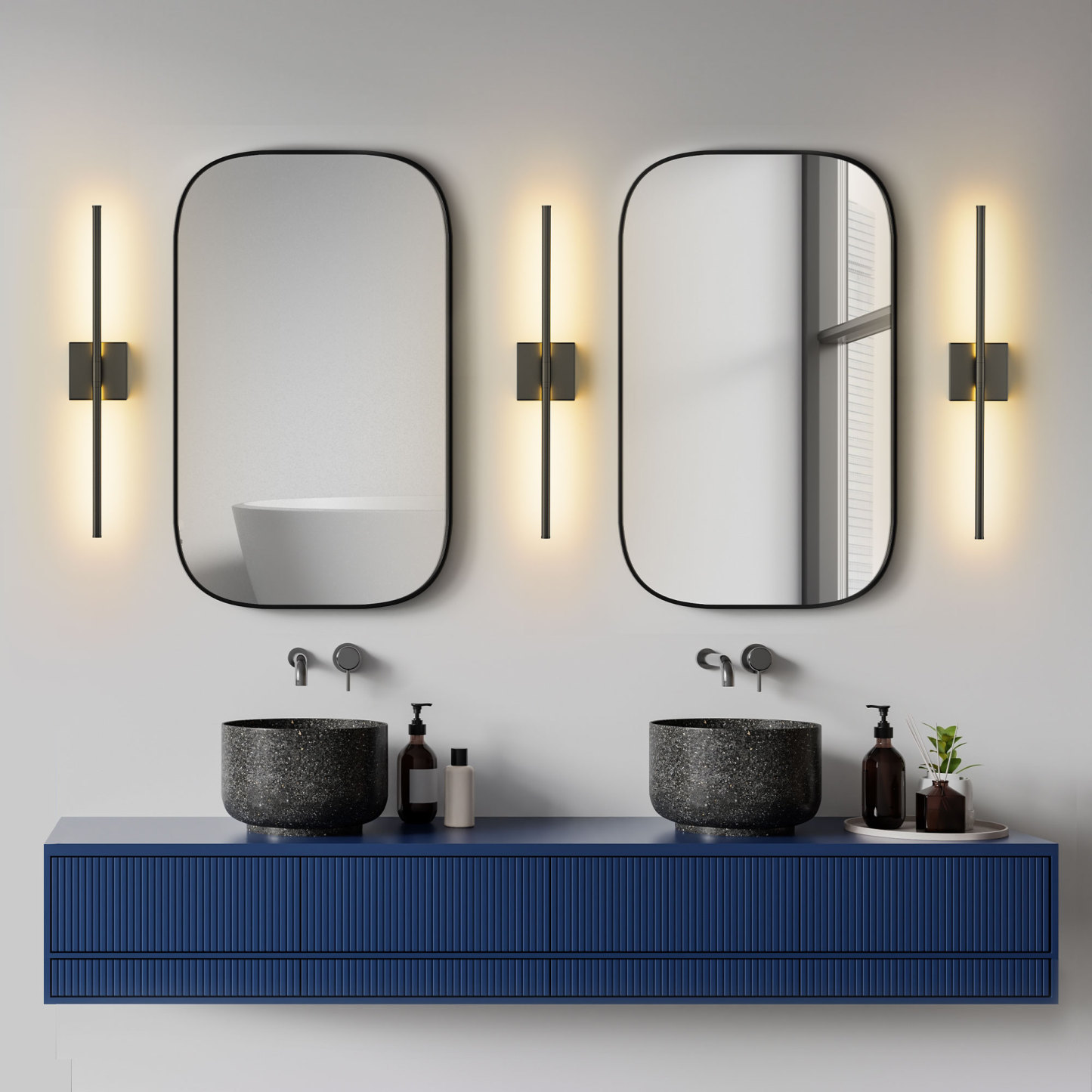 EDISHINE Light 26'' Dimmable Led Bath Bar-HHVL05A