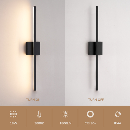 EDISHINE 28” Dimmable Led Bath Bar-HHVL05B