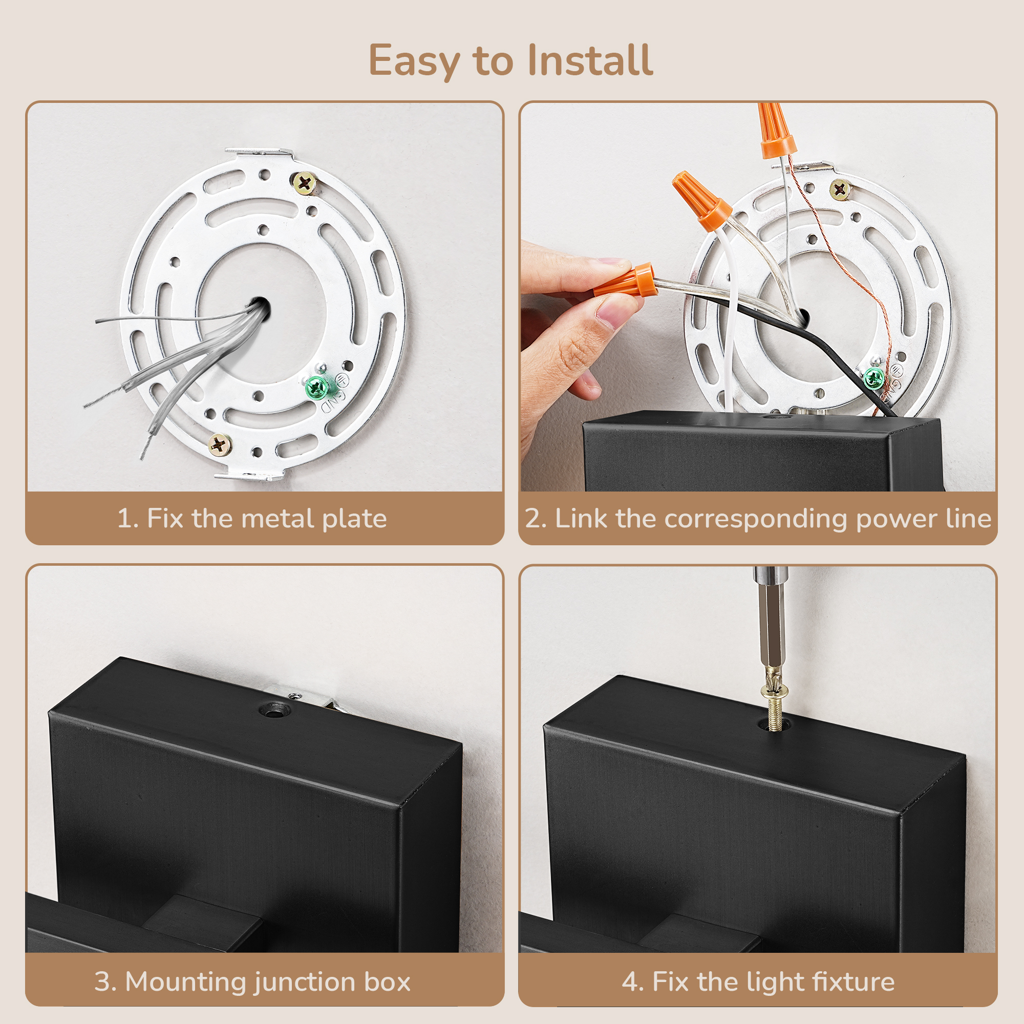 EDISHINE 28” Dimmable Led Bath Bar-HHVL05B