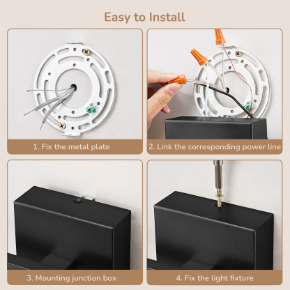 EDISHINE 28” Dimmable Led Bath Bar-HHVL05B