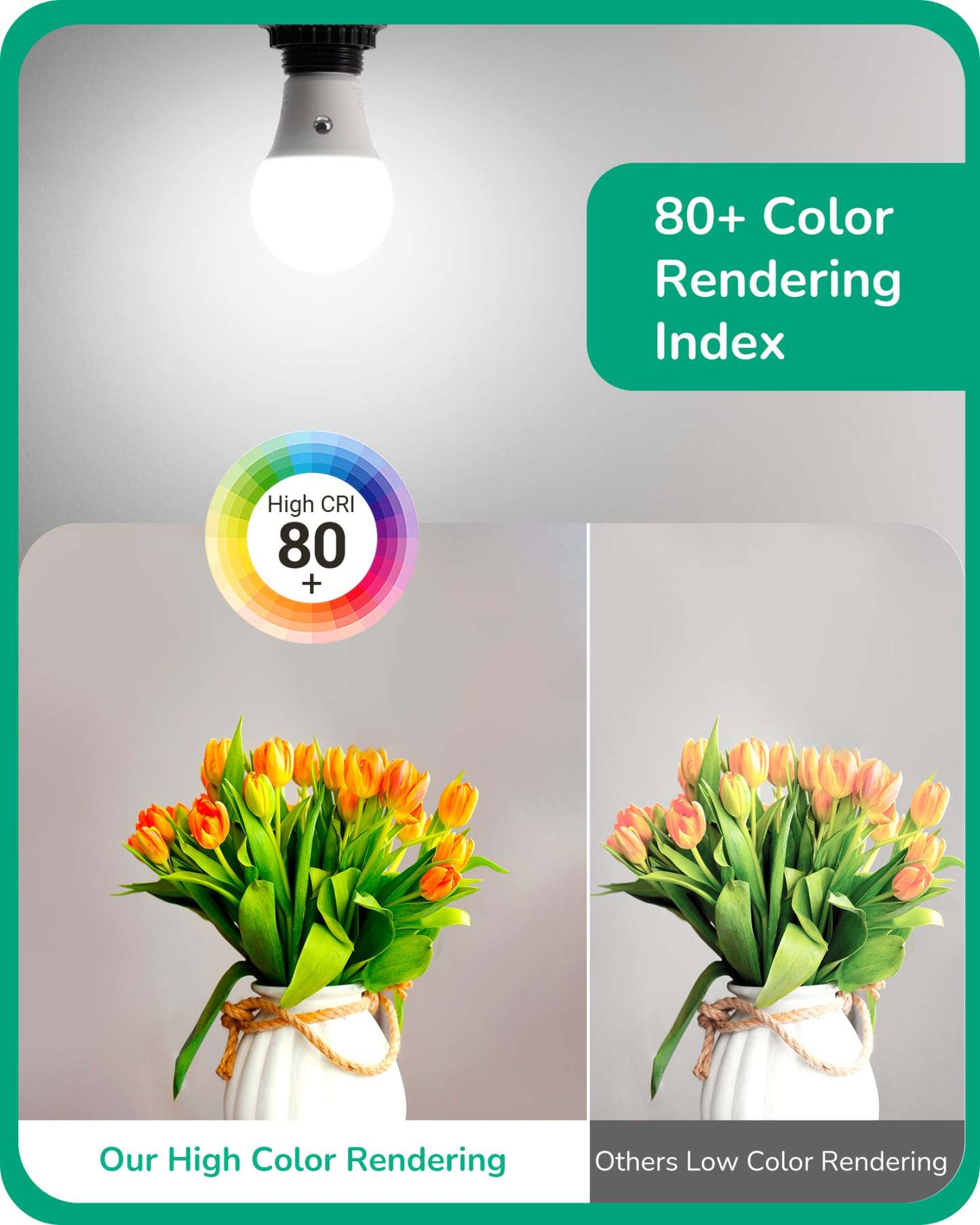 EDISHINE Dusk to Dawn 9W (60W Equivalent) A19 Non-Dimmable Light Bulb (4 Pack)-HLBA19K-B2B