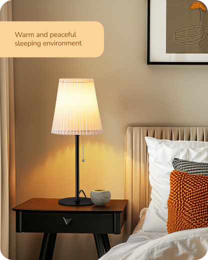 EDISHINE 19.09" Tall Table Lamp-HLTL01D