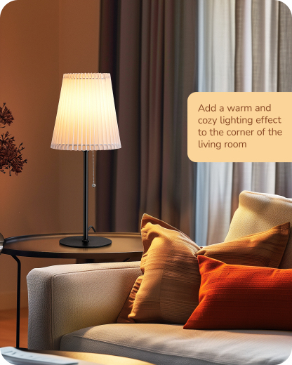 EDISHINE 19.09" Tall Table Lamp-HLTL01D