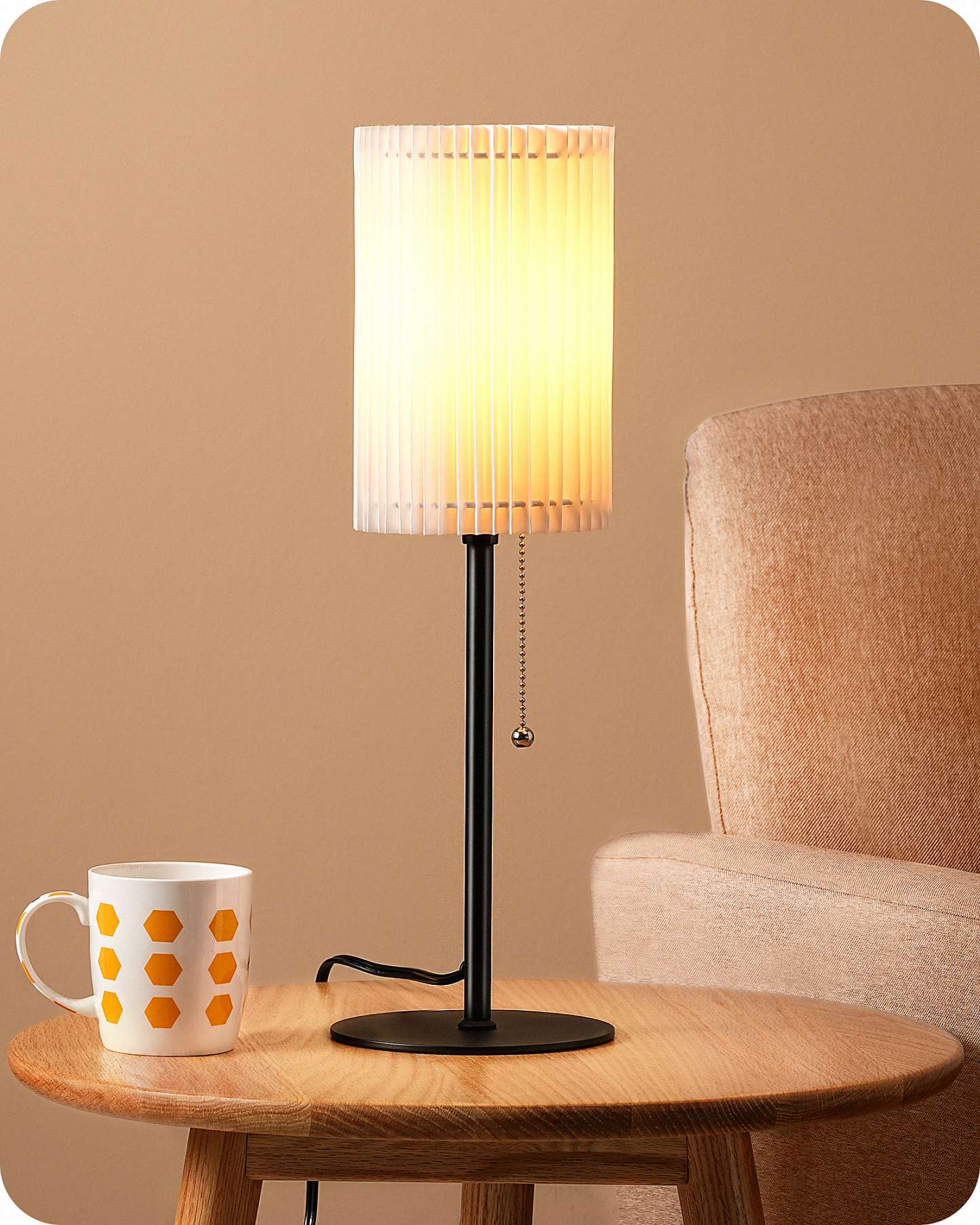 EDISHINE 19.09" Modern Table Lamp-HLTL01E