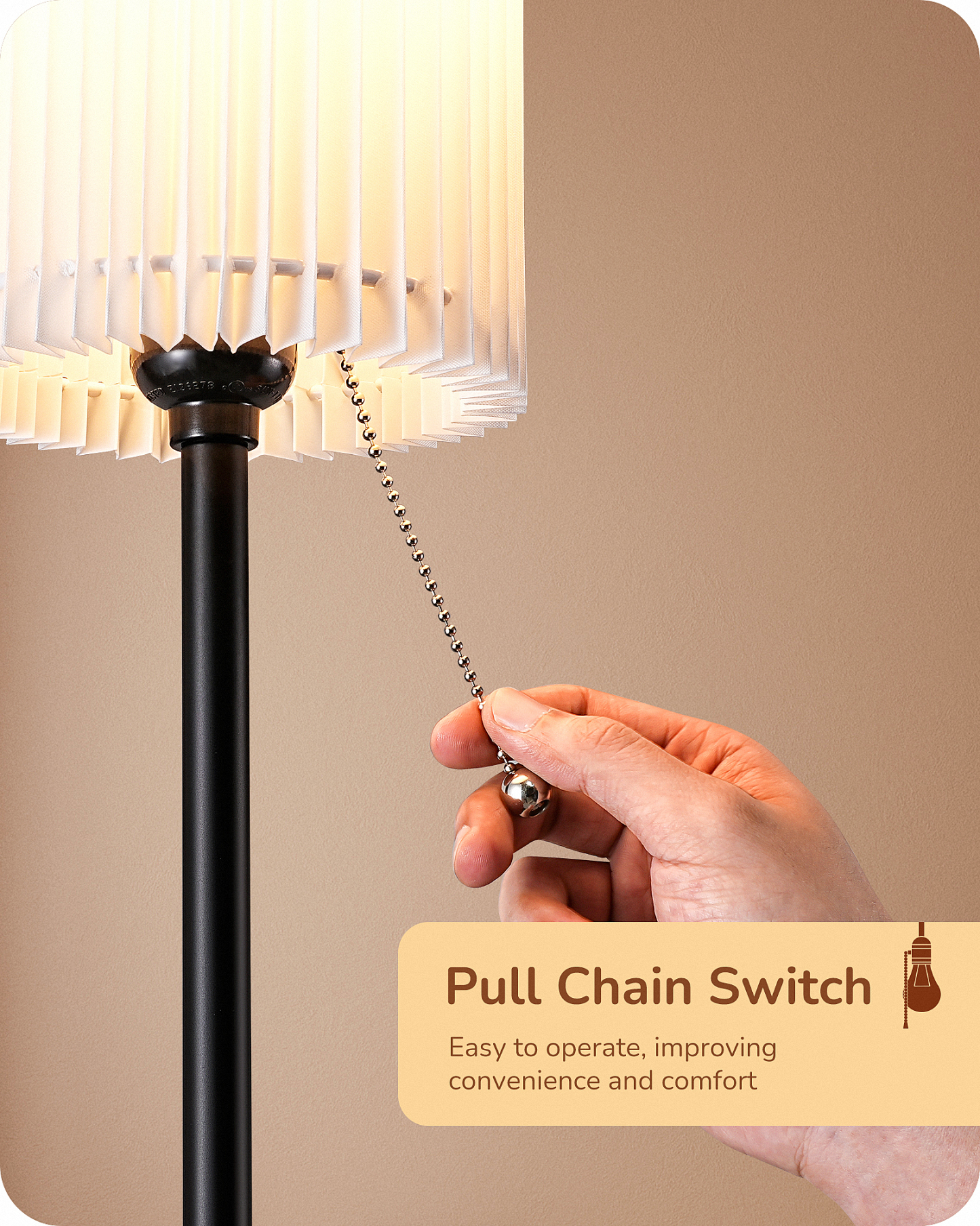 EDISHINE 19.09" Modern Table Lamp-HLTL01E