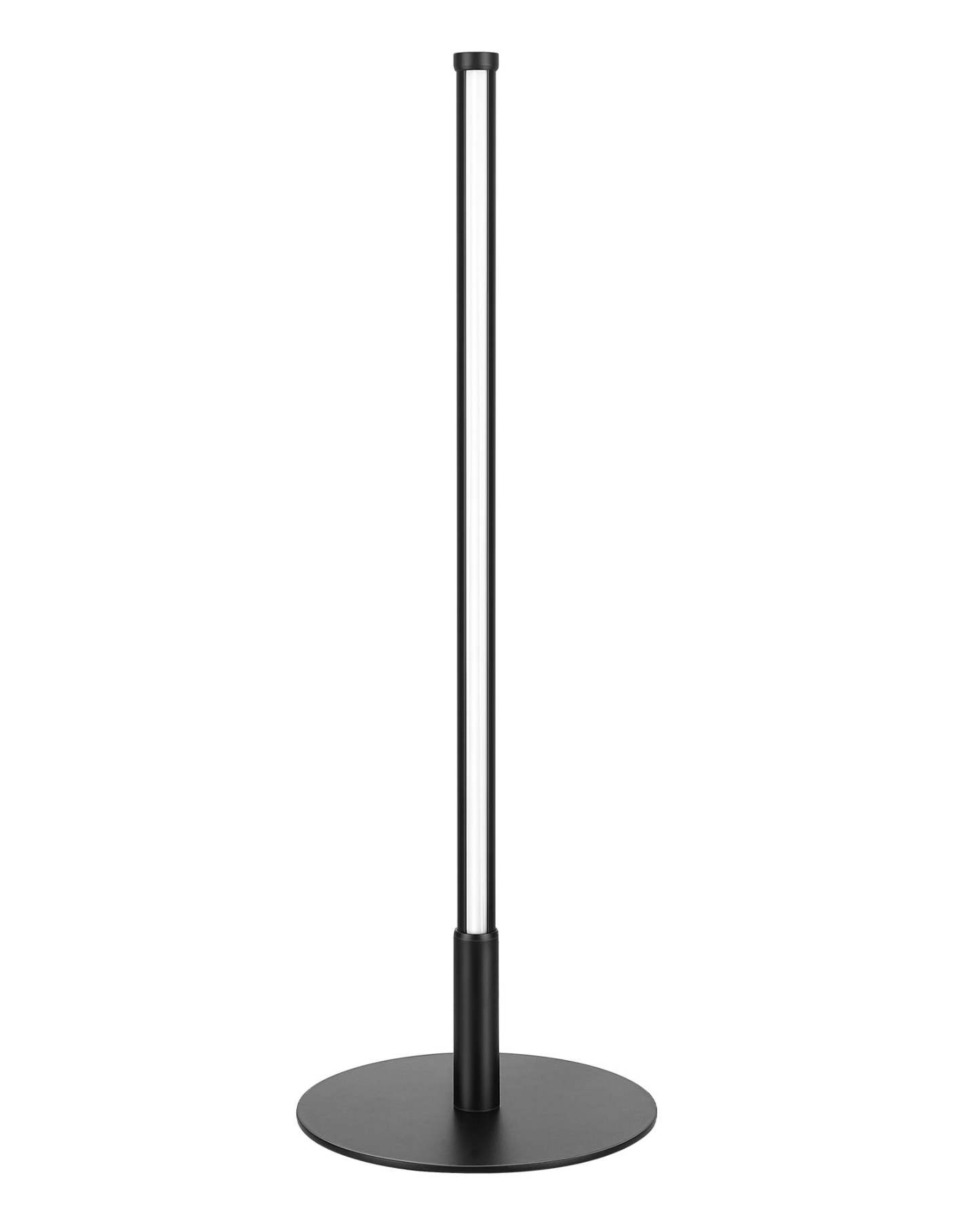 EDISHINE  Dimmable Black 6W Table Lamp with 3 Colour Temperature & Touch Controller, 1 Pack-HLTL02K