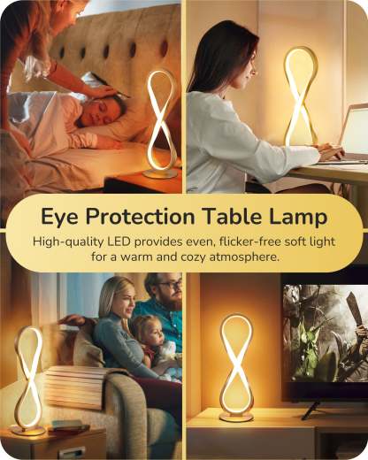 EDISHINE LED  Touch Control Table Lamp-HLTL02V