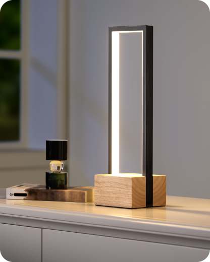 EDISHINE MAX 350LM Dimmable LED Table Lamp with 3 Colors Temperature-HLTL02X