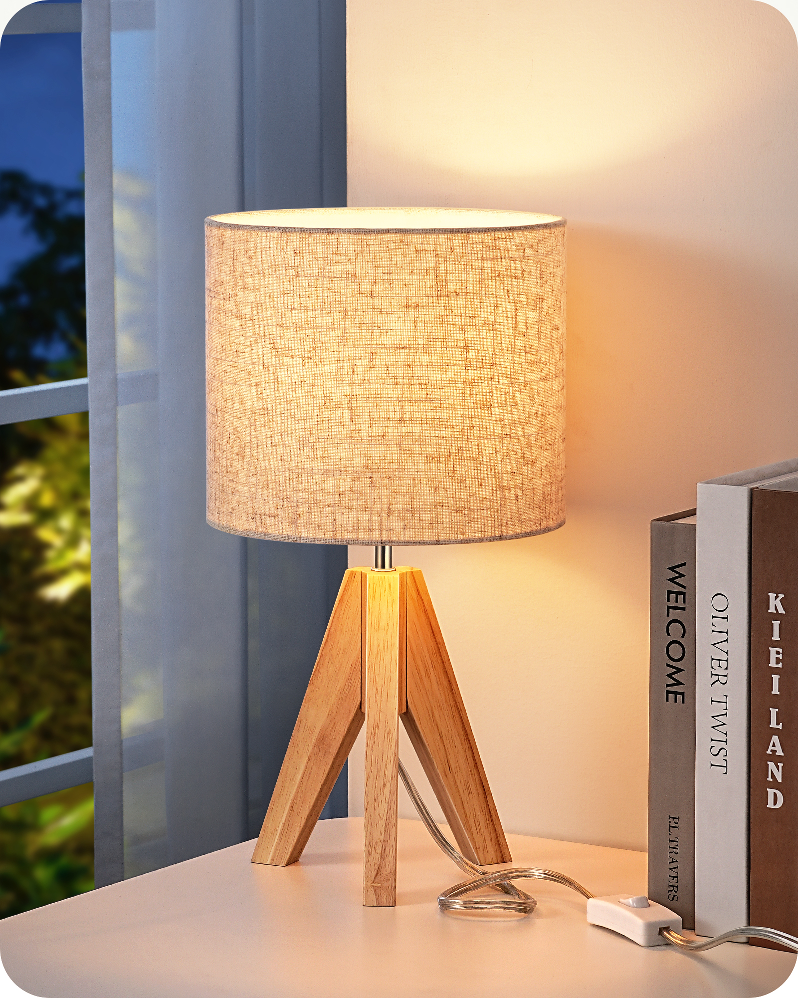 EDISHINE 14.2 Small Table Lamp-HLTL05D1