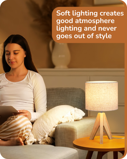 EDISHINE 14.2 Small Table Lamp-HLTL05D1