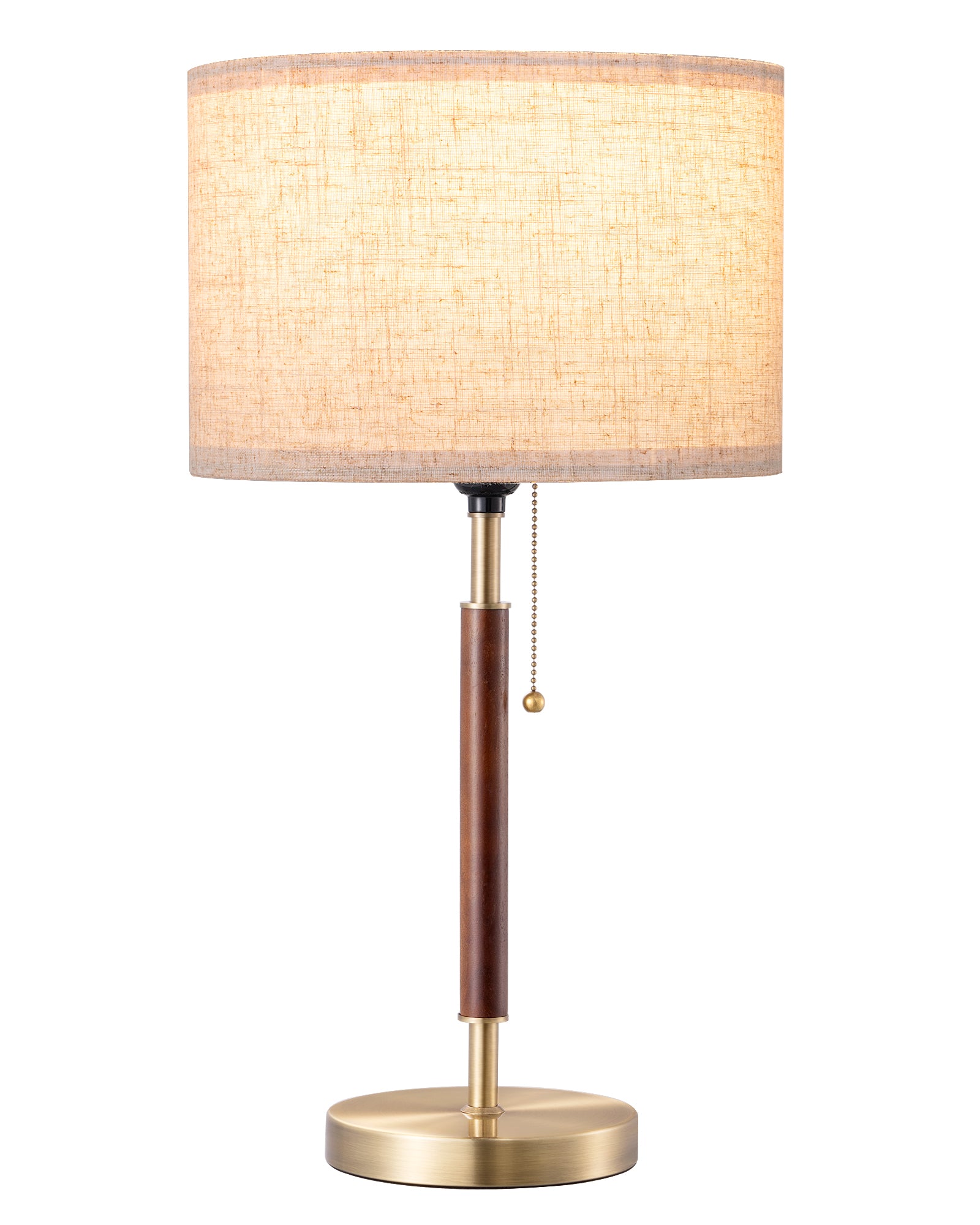 Turned Vintage Wood Base Light Mid Century Modern Table Lamp Table cheapest or Bedside