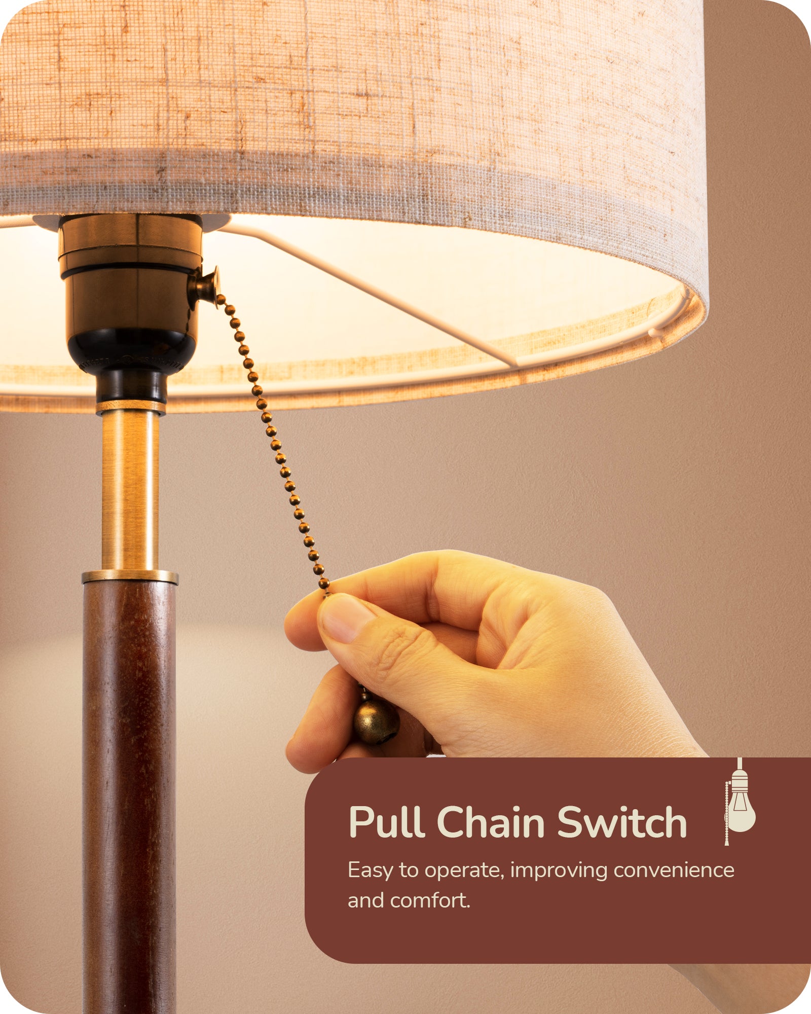 EDISHINE Vintage Table Lamp-HLTL05S