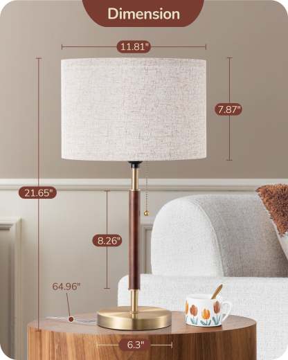 EDISHINE Vintage Table Lamp-HLTL05S