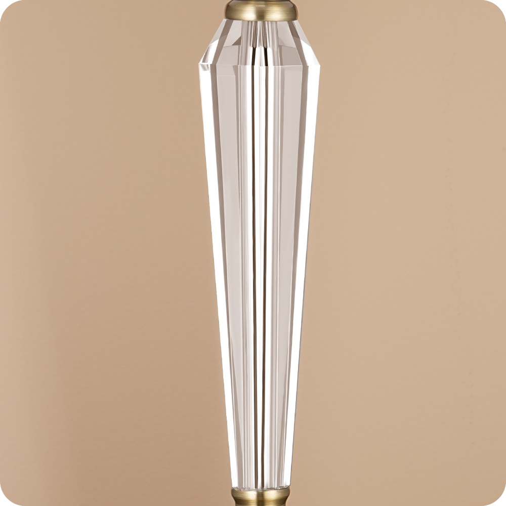EDISHINE Dimmable Crystal Table Lamp With Touch Control-HLTL06J