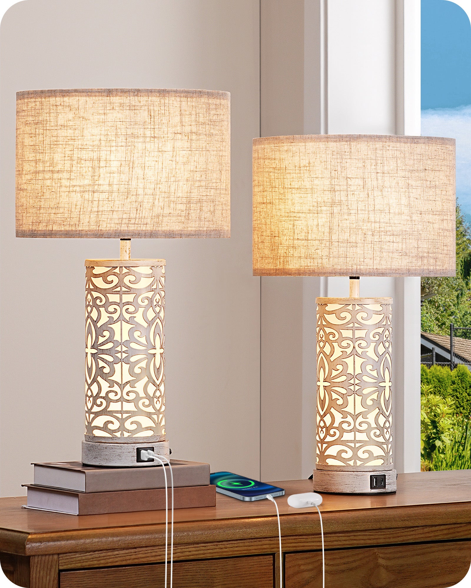 Nightstand Lamp top