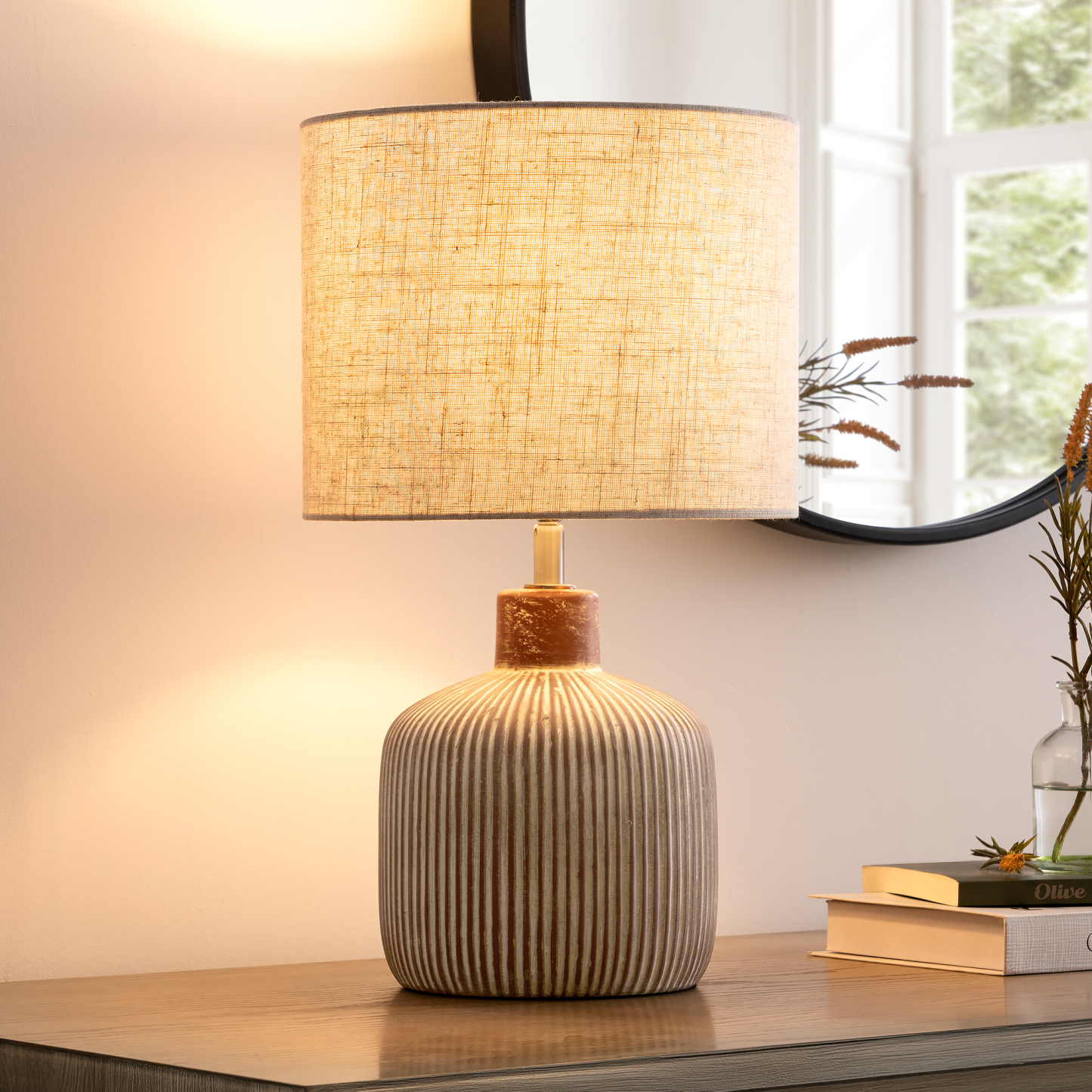 EDISHINE Ceramic Table Lamp-HLTL10A