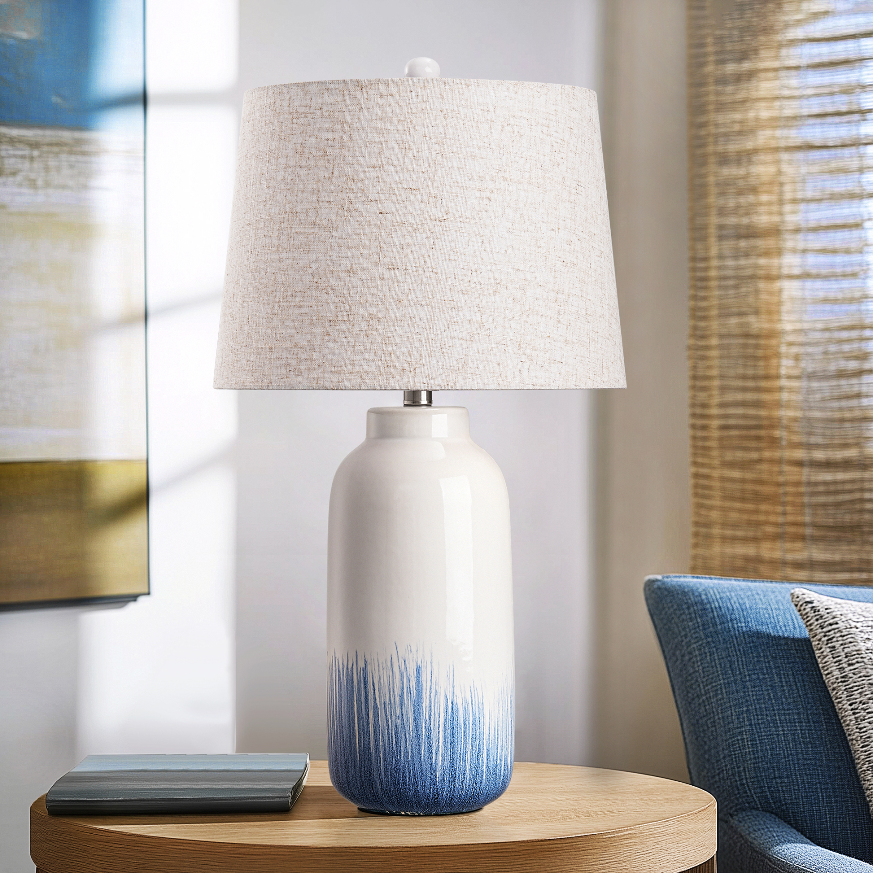 EDISHINE 26.2'' Ceramic Table Lamp-HLTL10B