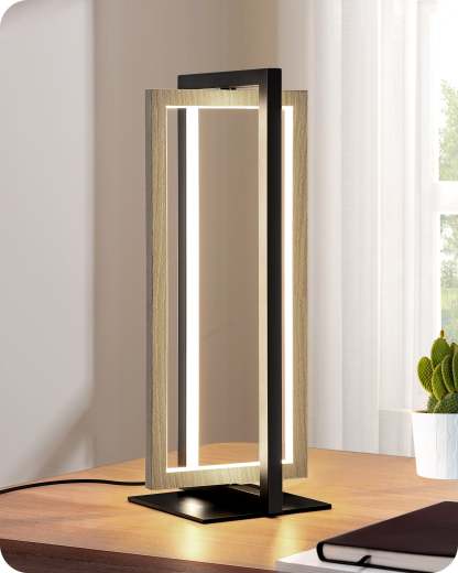 EDISHINE Stepless Dimmable LED Table Lamp with 3 Color Temperature-HLTL12E