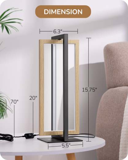 EDISHINE Stepless Dimmable LED Table Lamp with 3 Color Temperature-HLTL12E