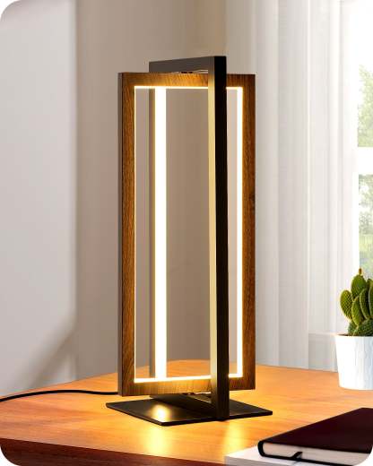 EDISHINE Modern Stepless Dimmable LED Table Lamp-HLTL12F