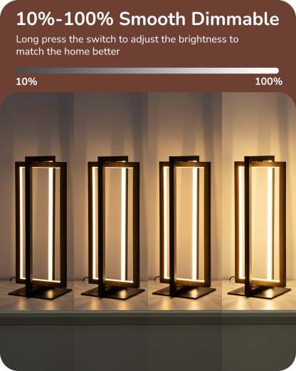 EDISHINE Modern Stepless Dimmable LED Table Lamp-HLTL12F