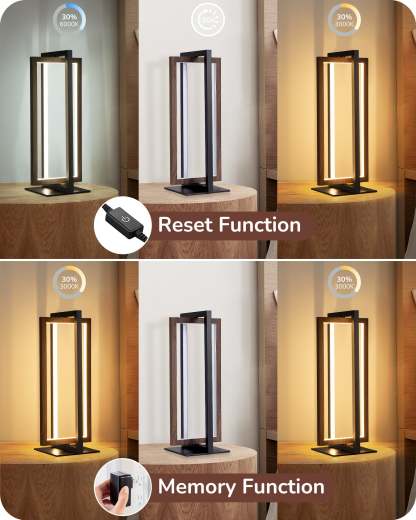 EDISHINE Modern Stepless Dimmable LED Table Lamp-HLTL12F