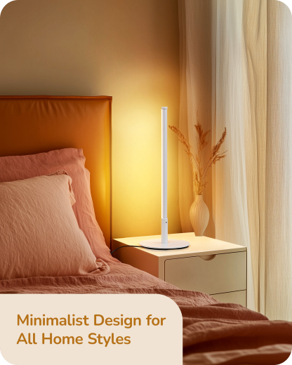 EDISHINE Upgraded LED Table Lamp, White-HLTL12S