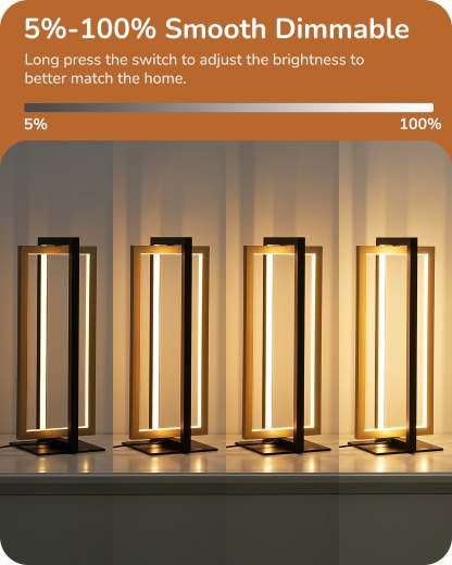EDISHINE LED Dimmable Table Lamp with  3 Color Temperatures-HLTL22U
