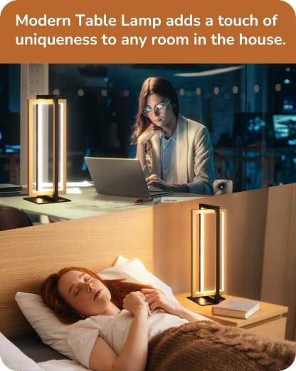 EDISHINE LED Dimmable Table Lamp with  3 Color Temperatures-HLTL22U