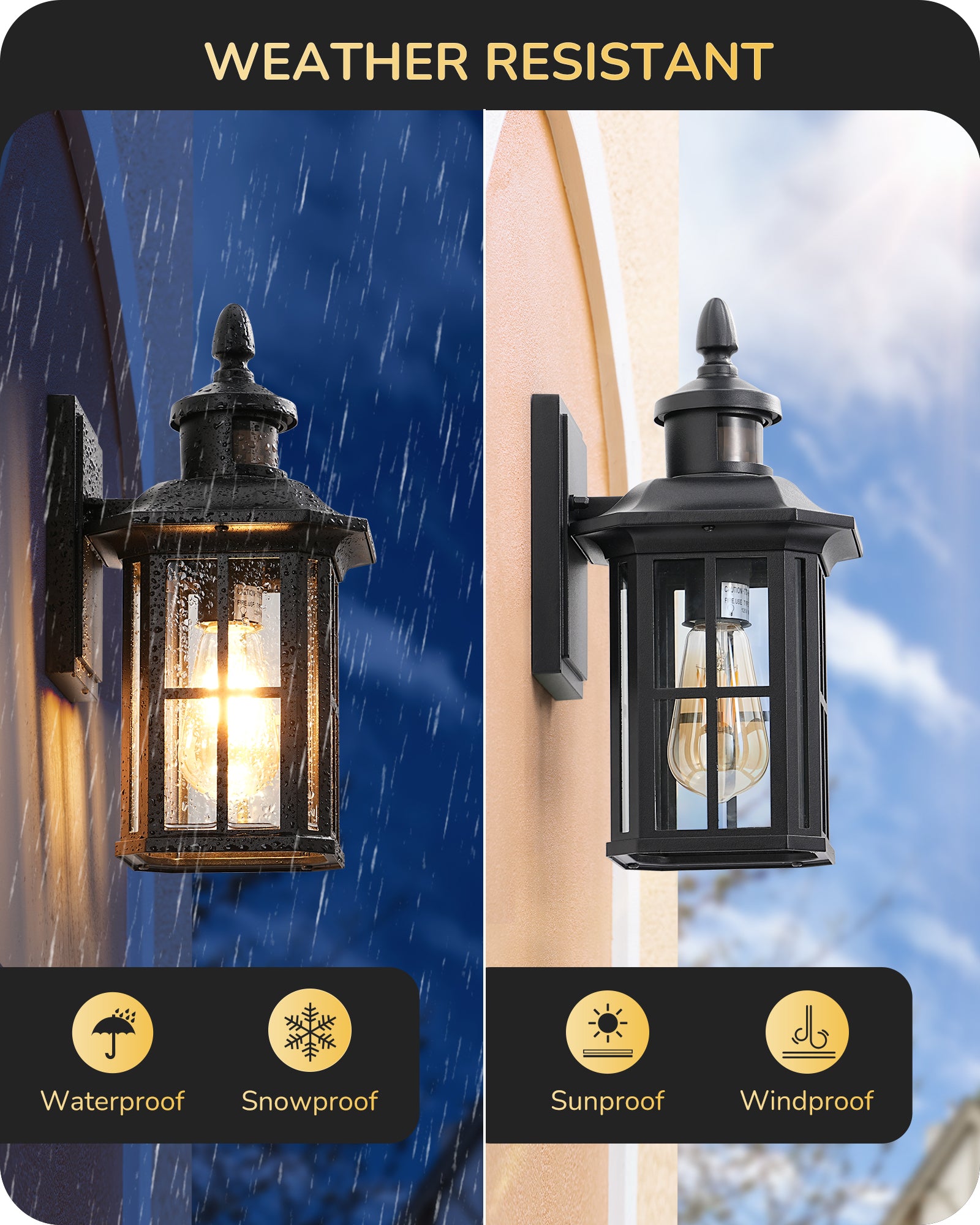 Front porch light sensor discount