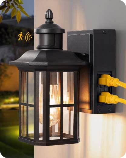 李琦告知FBA库存不可借下架，后续海外仓有库存可上架EDISHINE Dusk to Dawn Outdoor Wall Lights with Motion Sensor & GFCI Outlet-F1HOWL08A