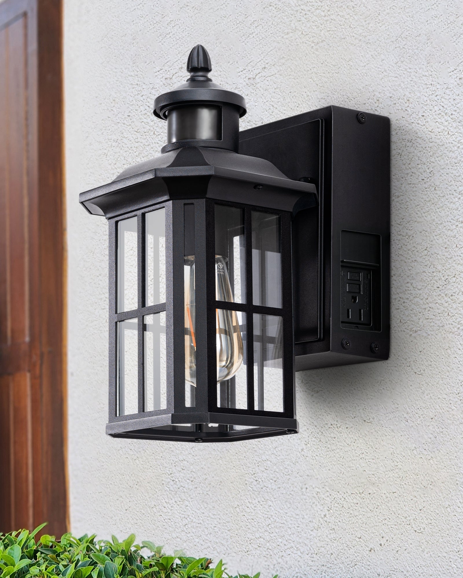 李琦告知FBA库存不可借下架，后续海外仓有库存可上架EDISHINE Dusk to Dawn Outdoor Wall Lights with Motion Sensor & GFCI Outlet-F2HOWL08A