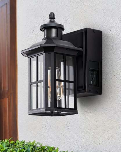 李琦告知FBA库存不可借下架，后续海外仓有库存可上架EDISHINE Dusk to Dawn Outdoor Wall Lights with Motion Sensor & GFCI Outlet-F2HOWL08A
