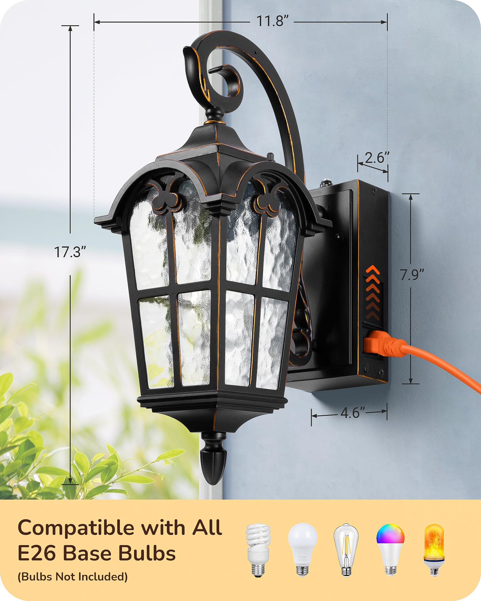 Lonedruid outdoor wall light sales