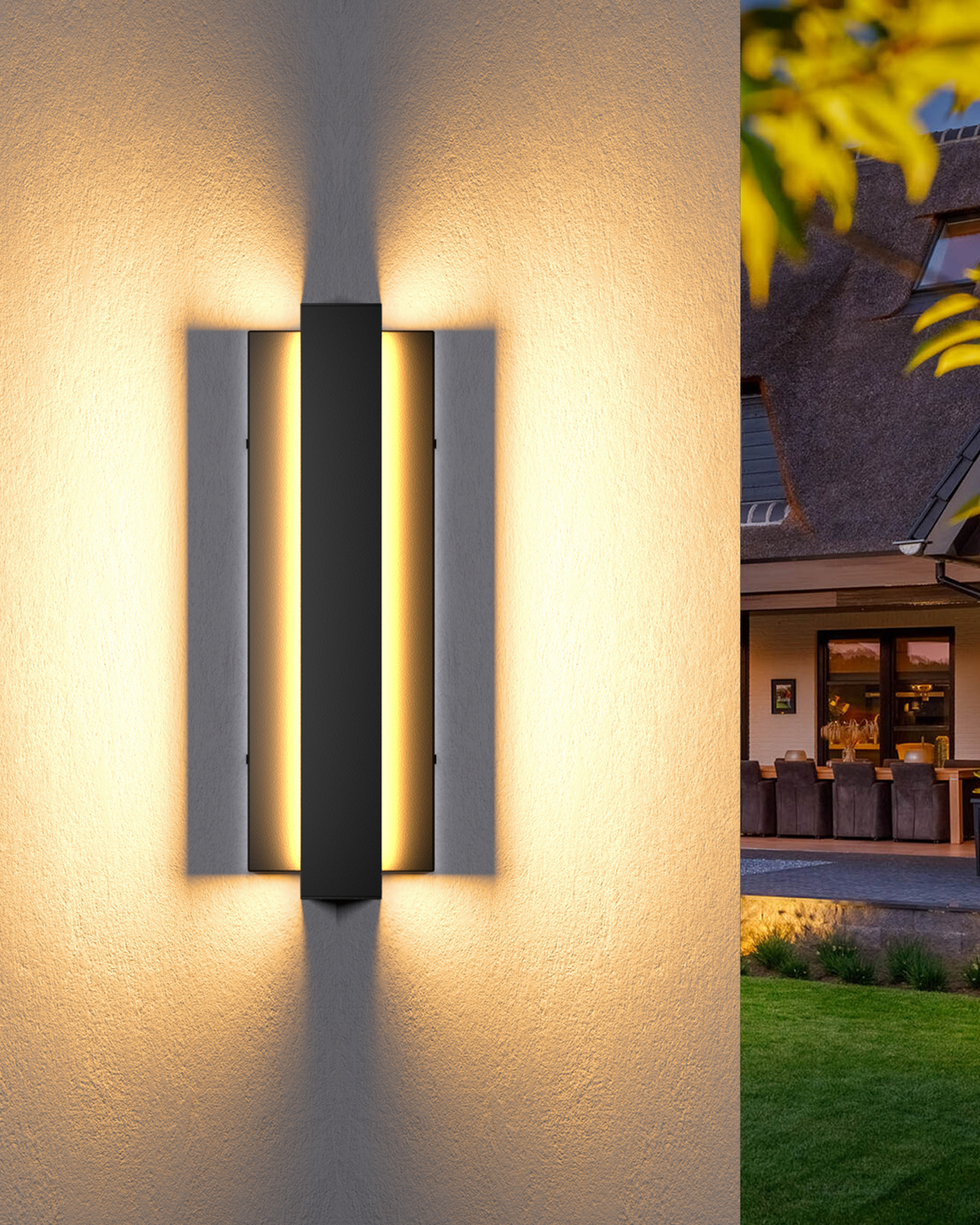 EDISHINE Dimmable LED Wall Light-HOWL22B