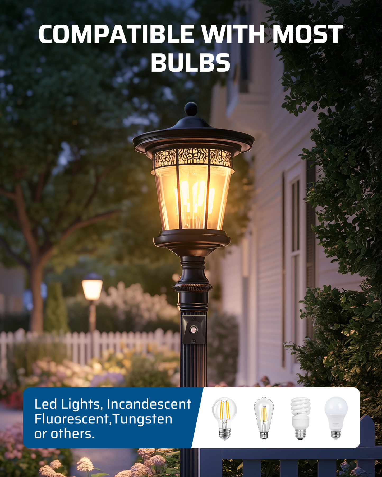 EDISHINE Photoelectric Switch for Outdoor Pole Light-HPPS02A