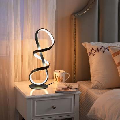 EDISHINE LED Table Lamp,Touch Control,3 Color Temperature,Stepless Dimming,Max 475LM-HWTL02X