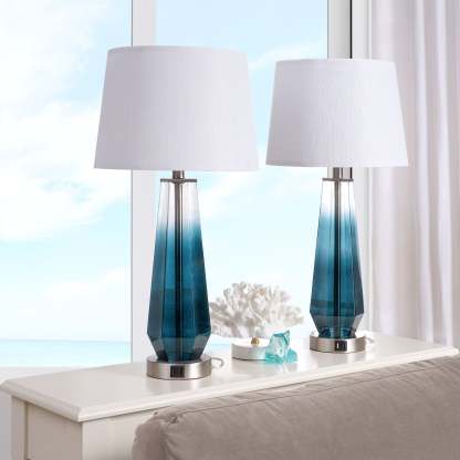 EDISHINE Metal USB Table Lamp,Set of 2-HWTL07B